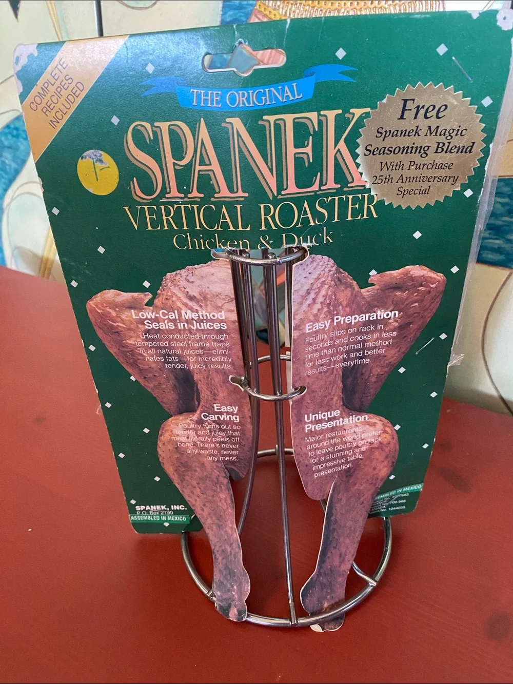 Vertical Roaster - Chrome Vertical Chicken & Duck Roasting Stand (Silver)